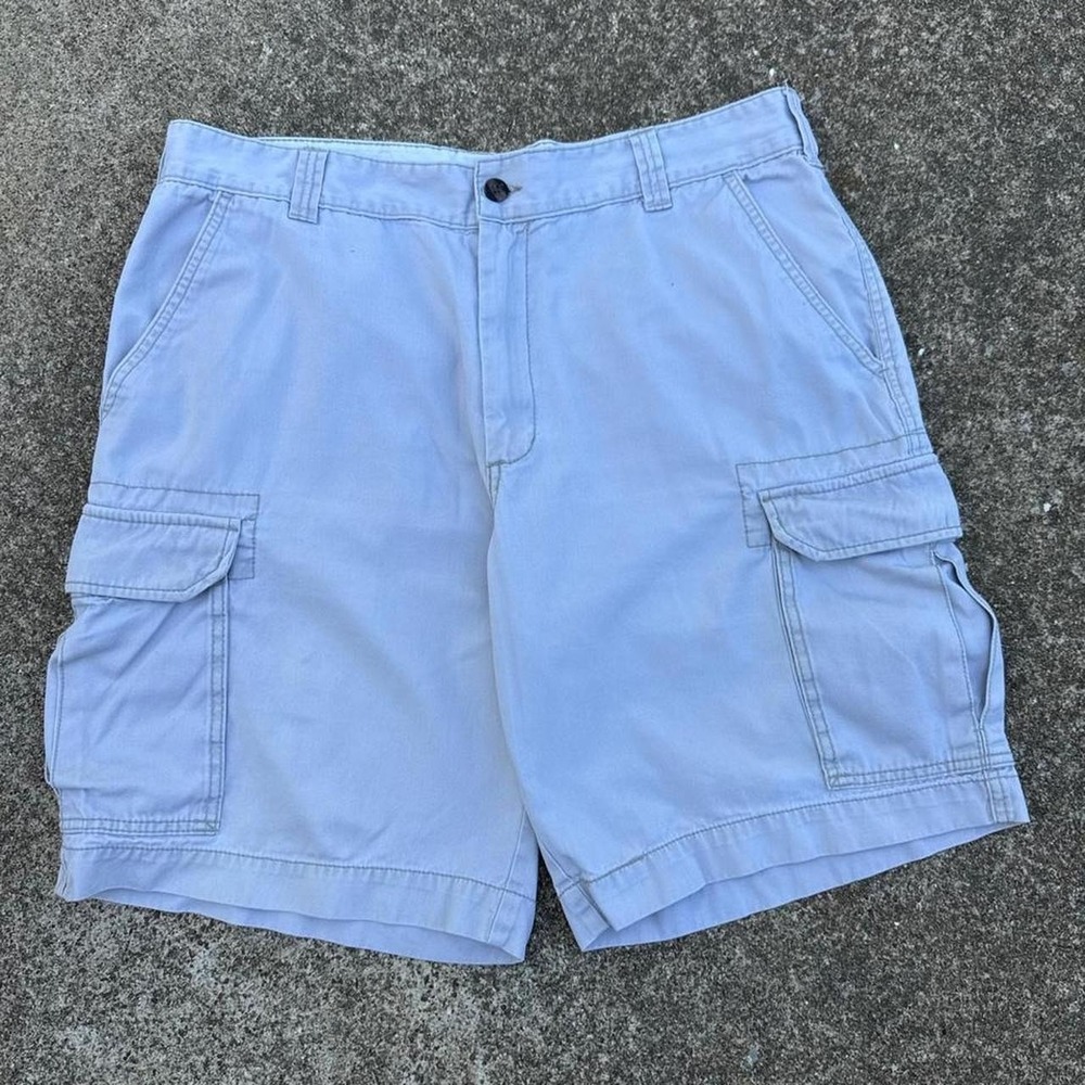Vintage Y2K Merona Cargo Shorts Skate Workwear Gorpcore Khaki 38 (g6a)